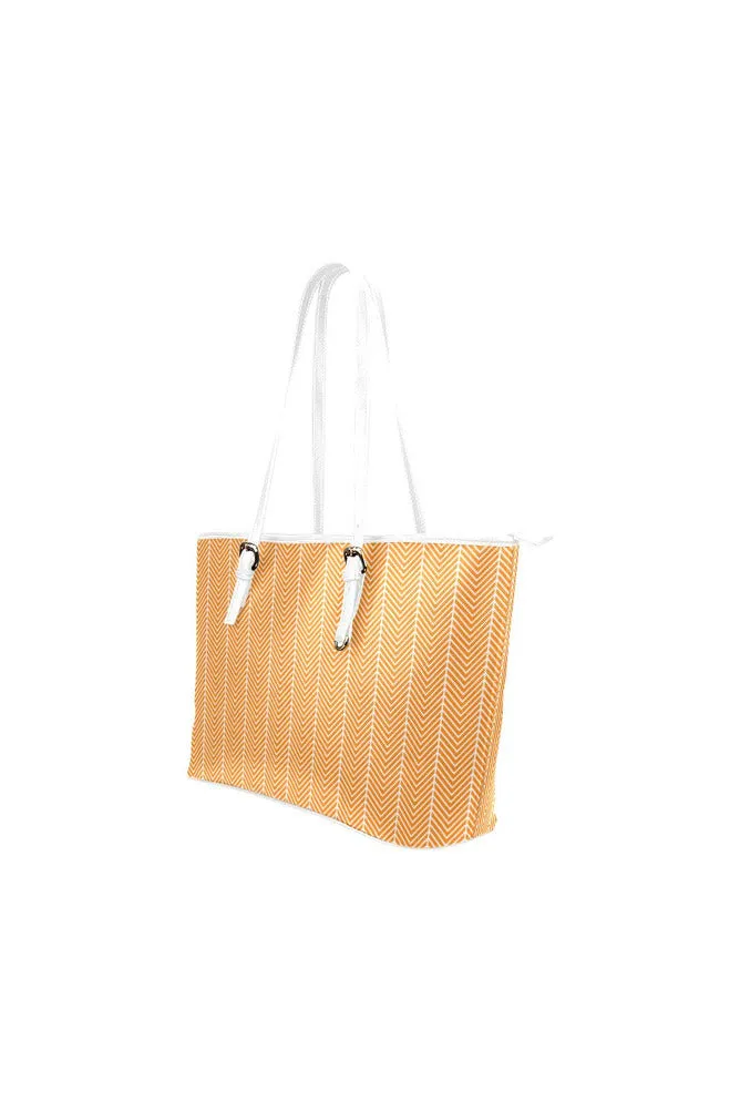 Herringbone bag Leather Tote Bag/Small