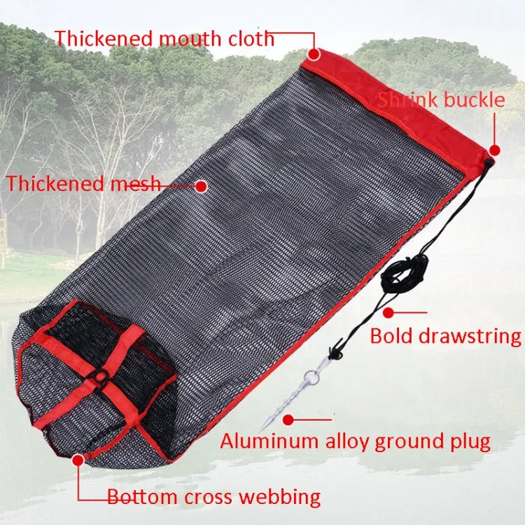 Invisible Fish Guard Thickened Beam Mouth With Ground Insert Net Bag To Loading Fish Bag, Specification: 40cm x 80cm