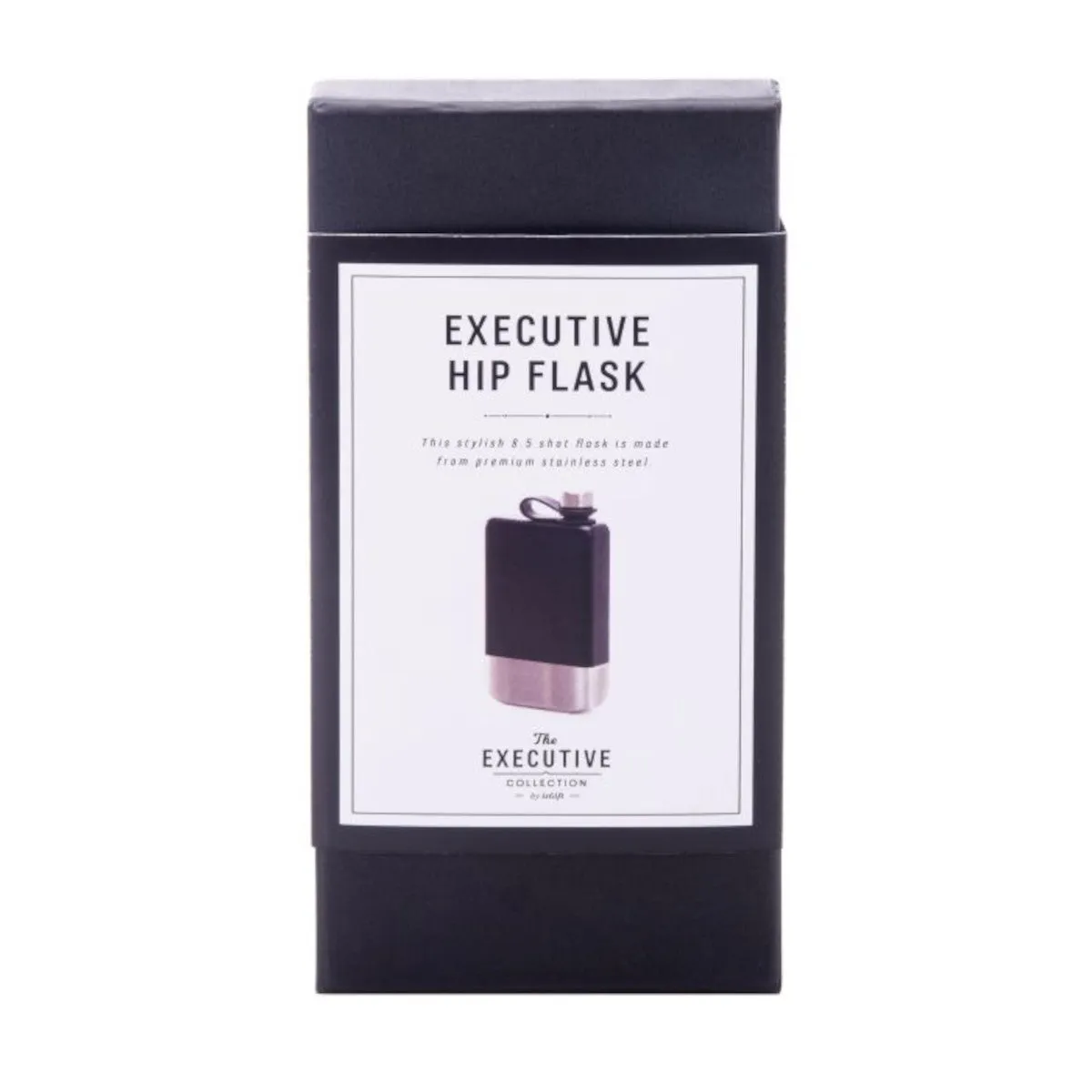 IS Gift Executive Hip Flask Black