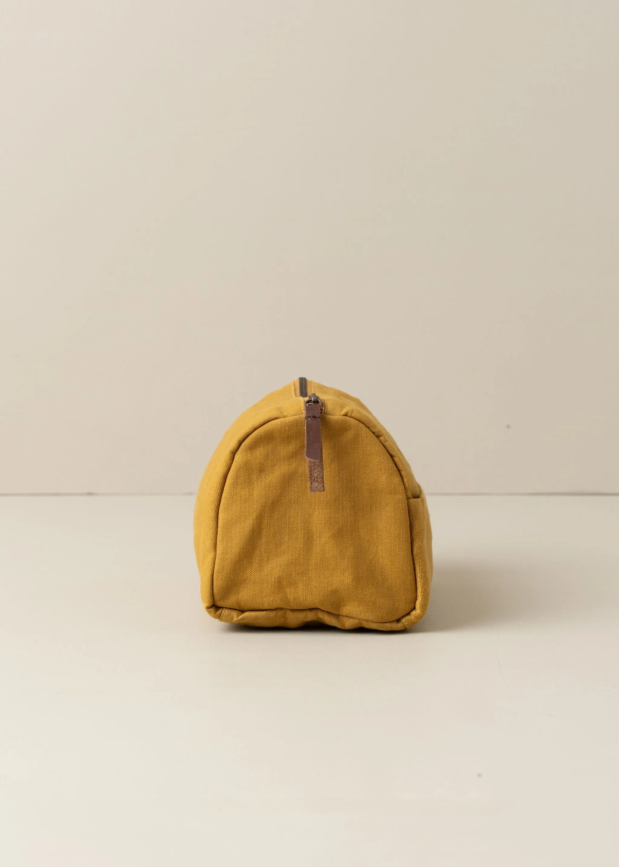 Journey Toiletry Canvas Bag | Mustard