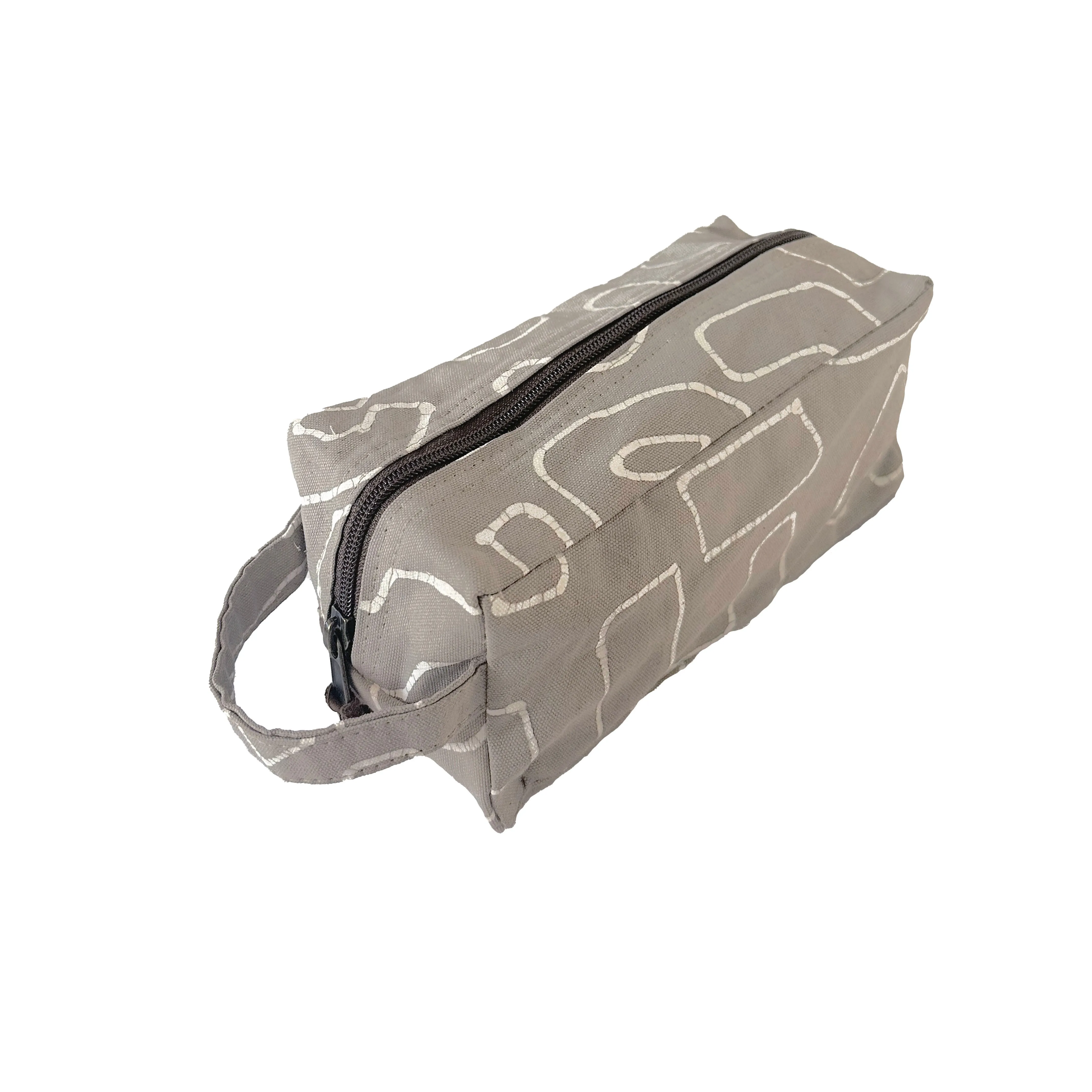 Kuba Original Light Taupe Outline Travel Pouch