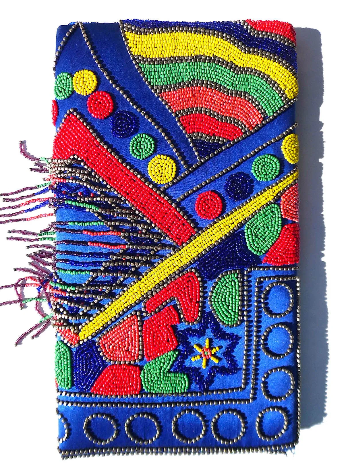 Large Beaded Envelope Clutch Bag Loca