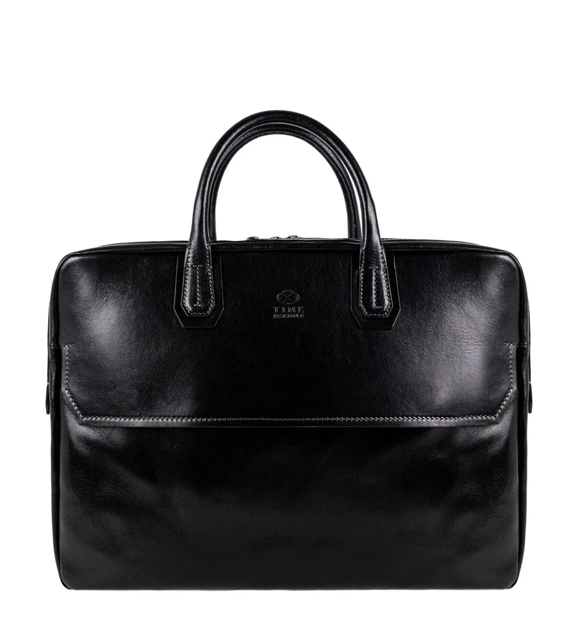 Large Leather Briefcase Laptop Bag - Nostromo