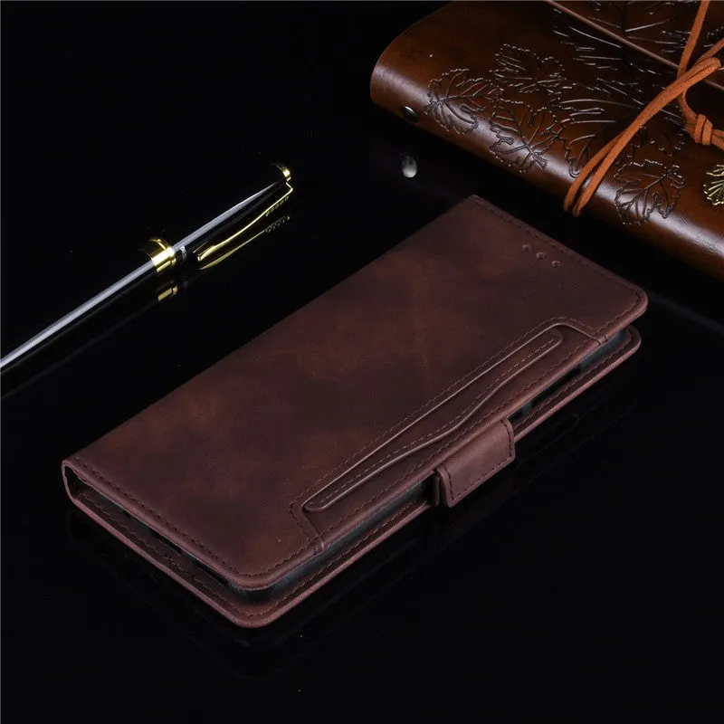 Leather flip phone case for Redmi Note 9 Pro Max Black