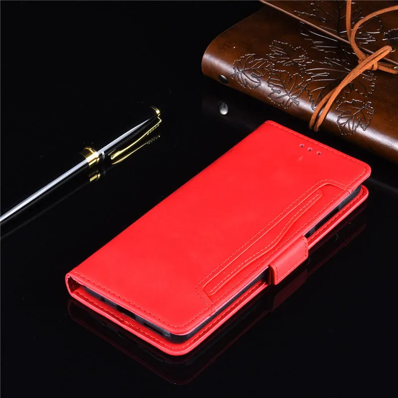 Leather flip phone case for Redmi Note 9 Pro Max Black