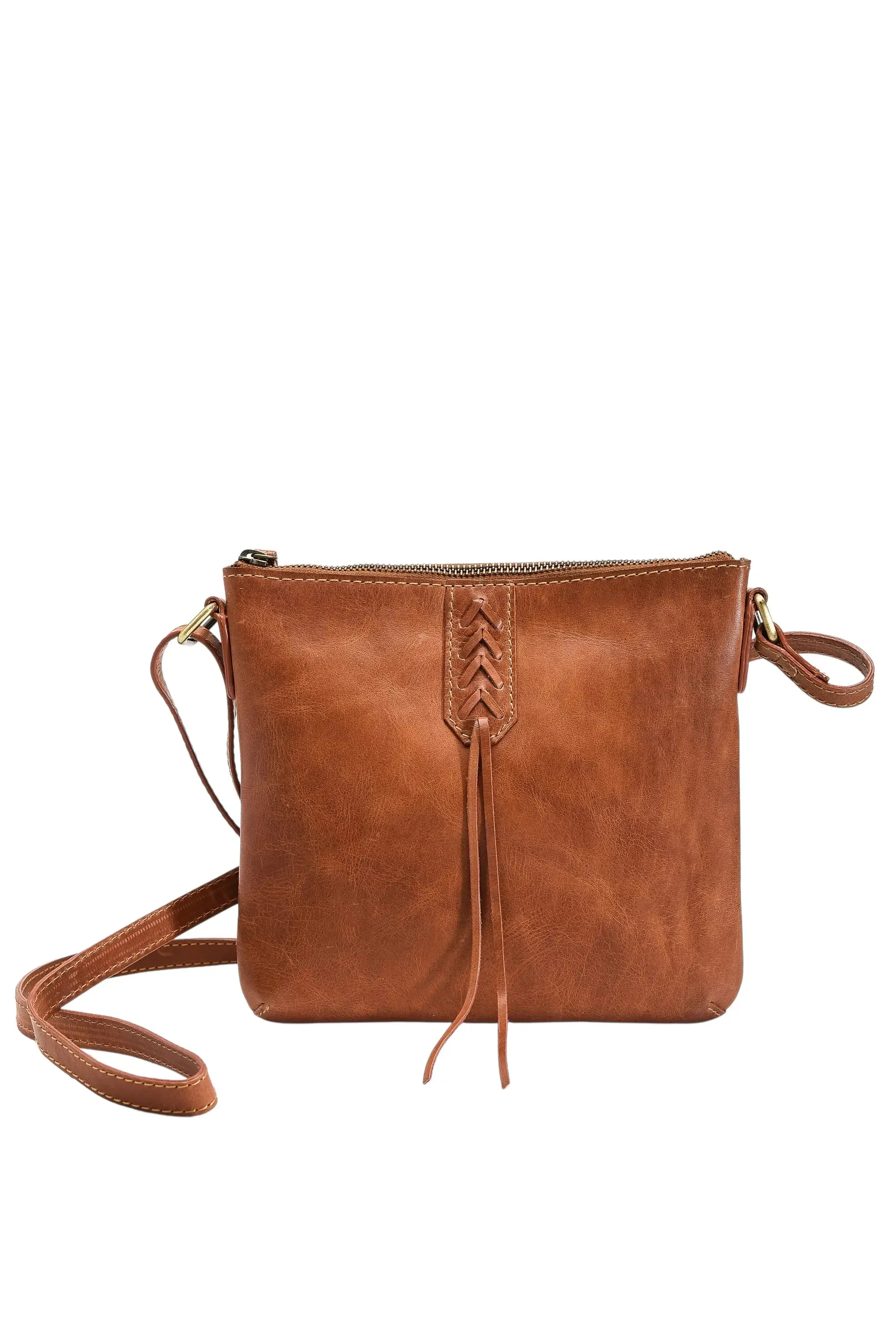 Leather Fringe Crossbody