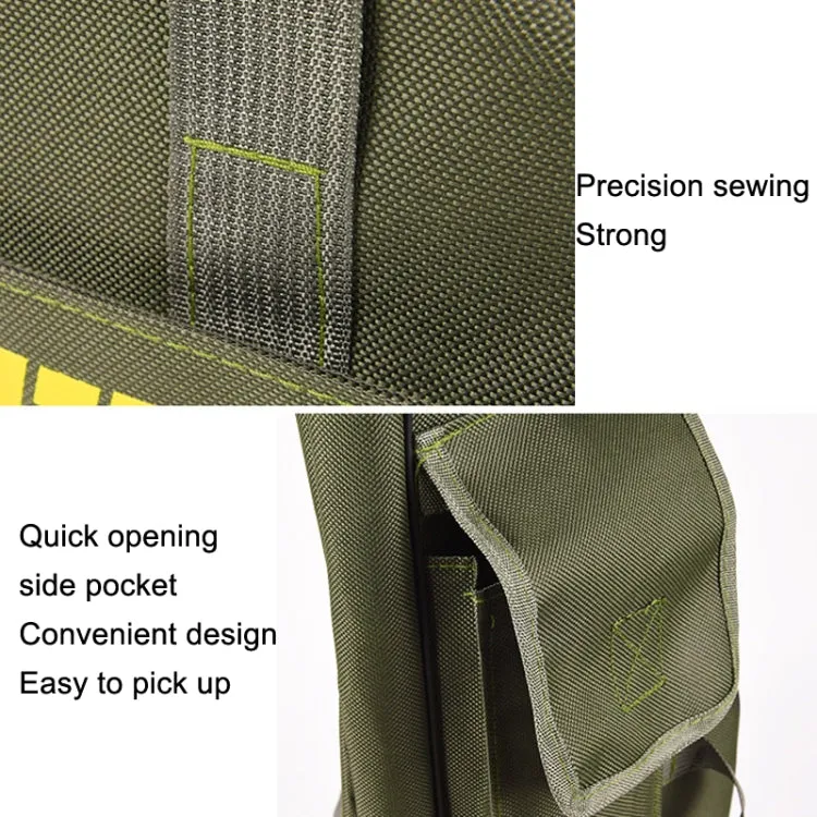 LEO 27746 Folding Fishing Rod Bag Long Fishing Gear Soft Bag, Length: 1m Army Green