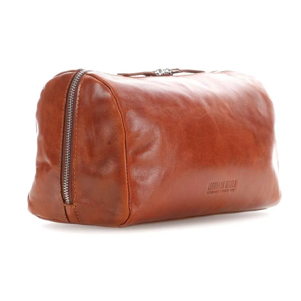 Leonhard Heyden Cambridge Leather Toiletry Kit