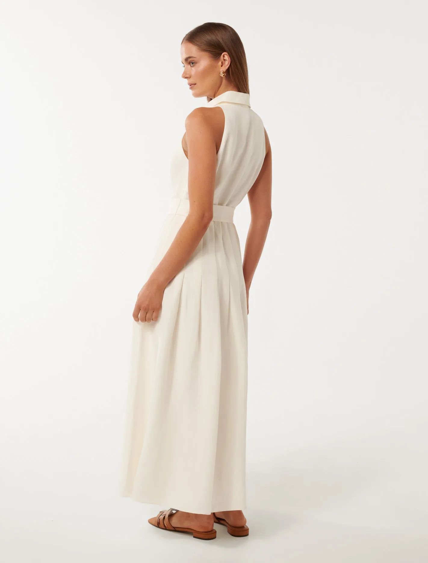 Lindsey Linen Tennis Dress