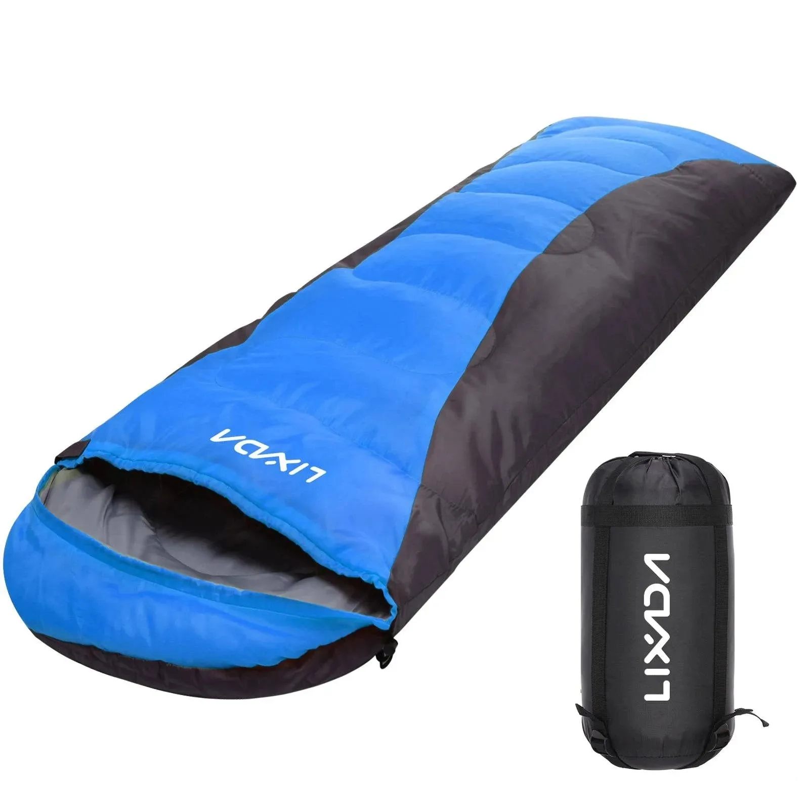 Lixada Sleeping Bag 4-Season Camping Warm Sleeping Bag Waterproof with Storage Bag for Camping Hiking Travel Outdoor Adventure