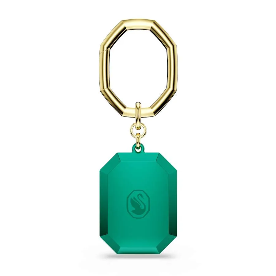 Lucent Octagon Cut Green Key Ring 5666643