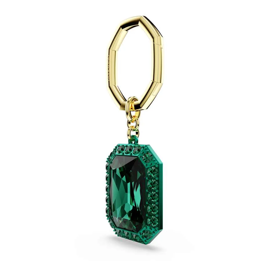 Lucent Octagon Cut Green Key Ring 5666643