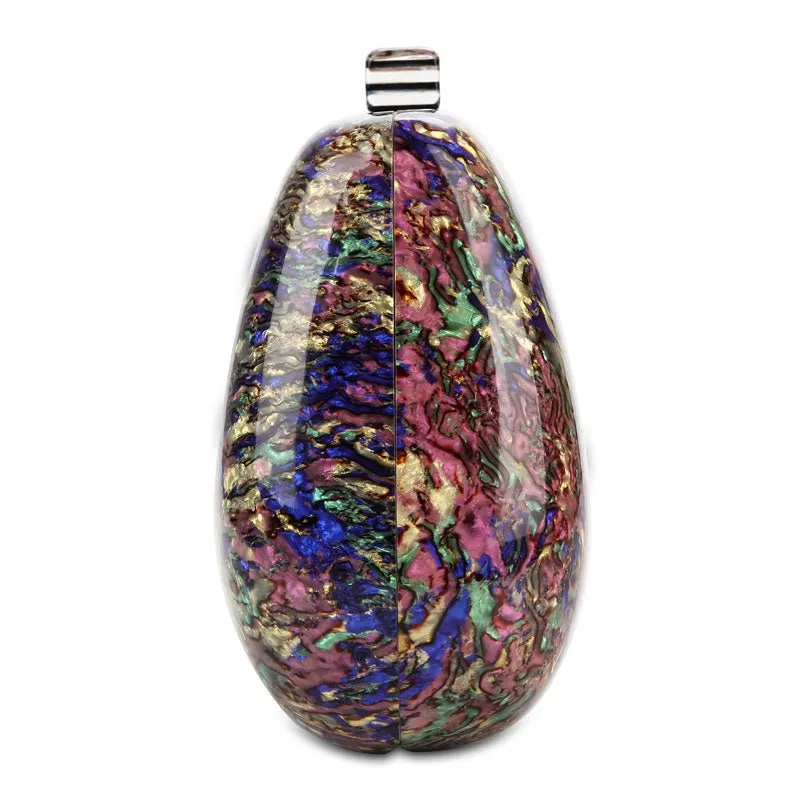 Luxy Moon Colorful Hard Acrylic Evening Bag