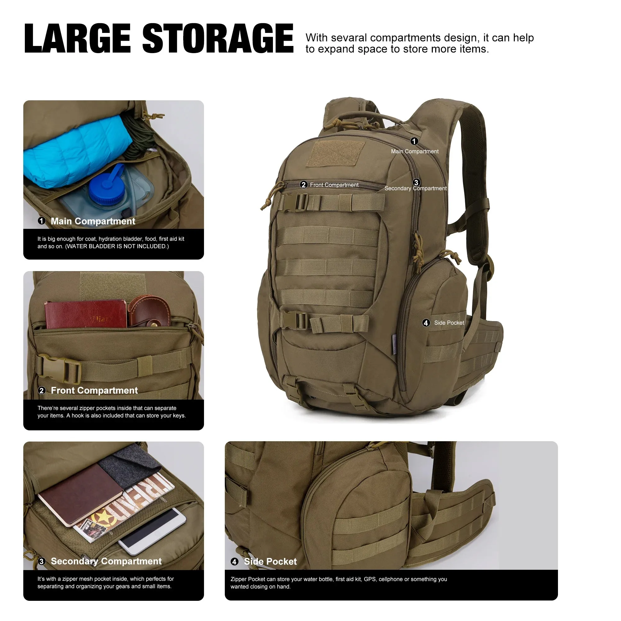 Mardingtop 28L Tactical Backpack