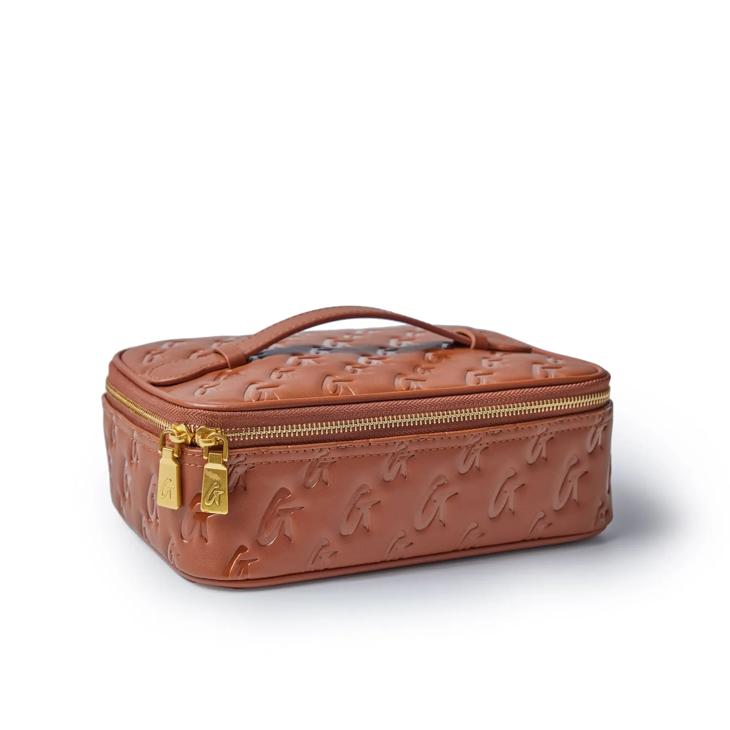 MEDIUM MONOGRAM TOILETRY BAG - BROWN