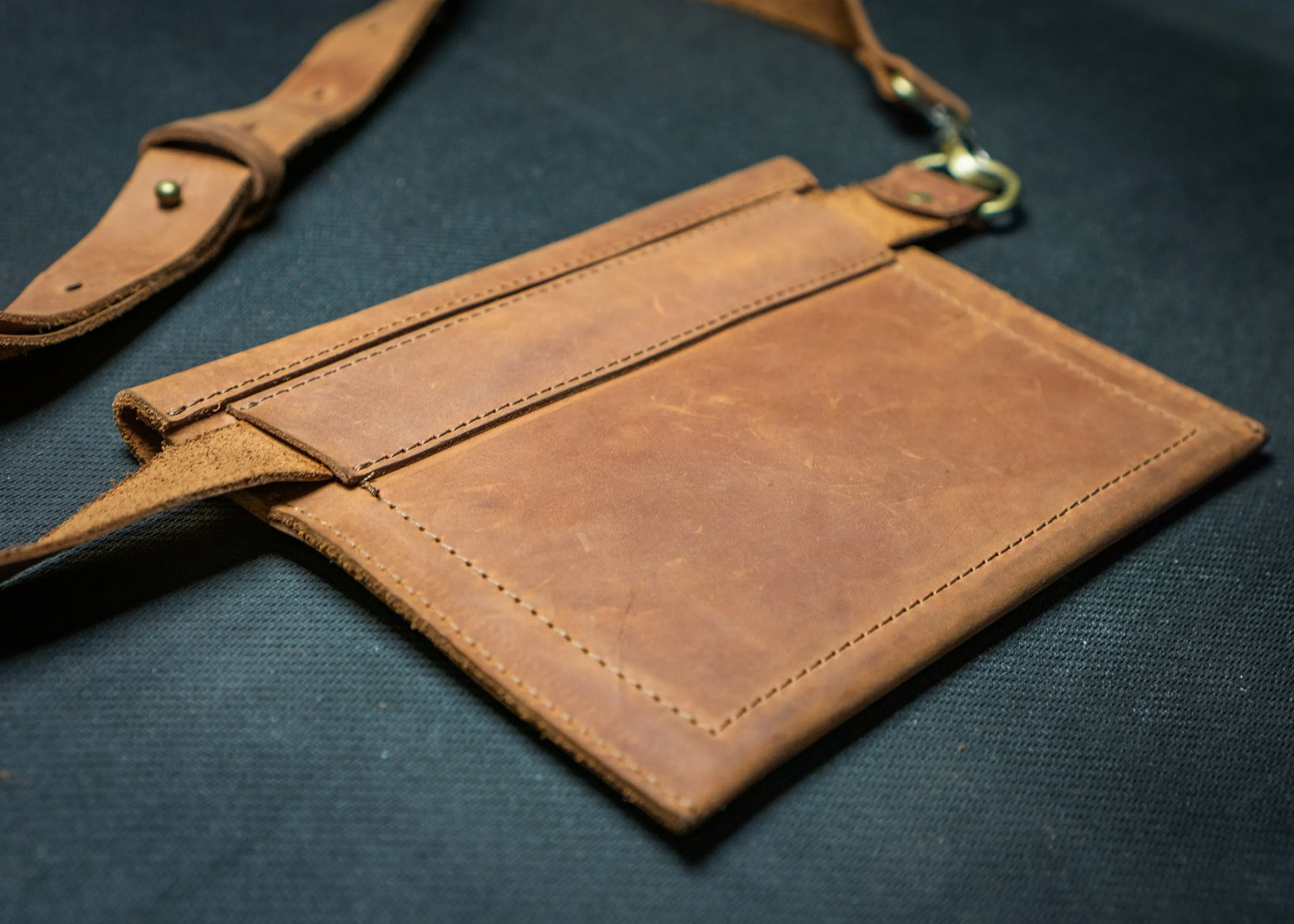 Minimalist Envelope Bag | Crossbody bag brown leather, Handcrafted