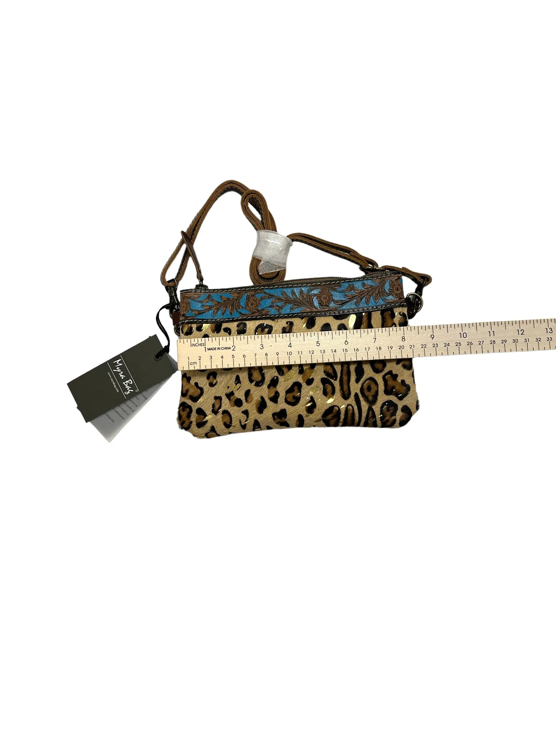 Myra small cheetah belt bag wristlet