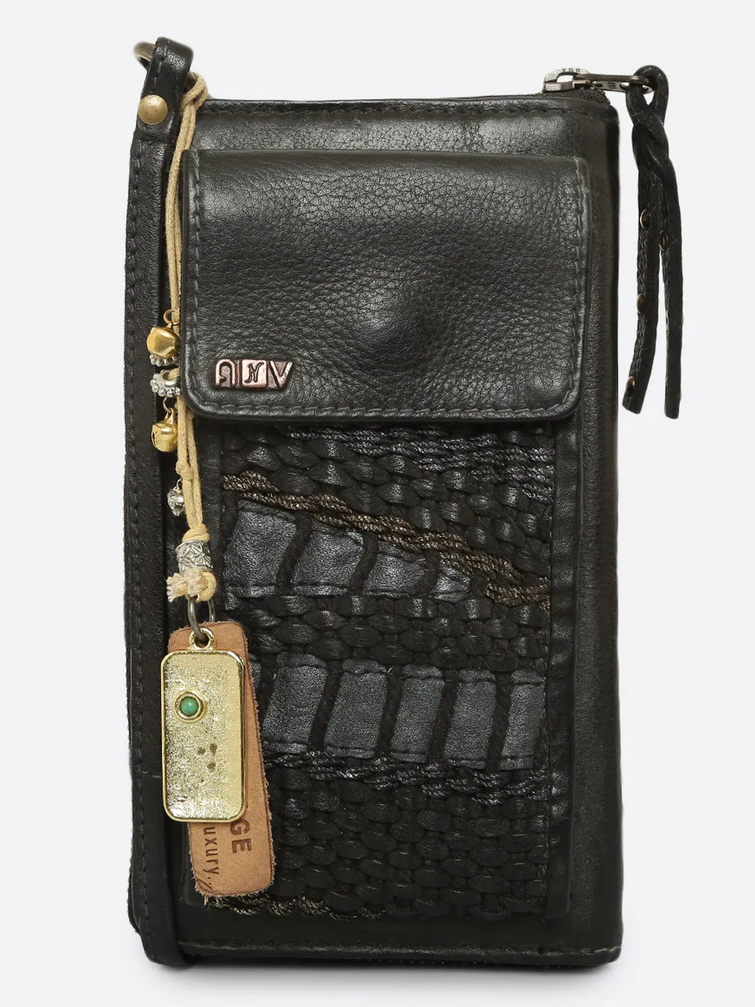 Naamah: Cross Body Hand Weaving Phone Wallet