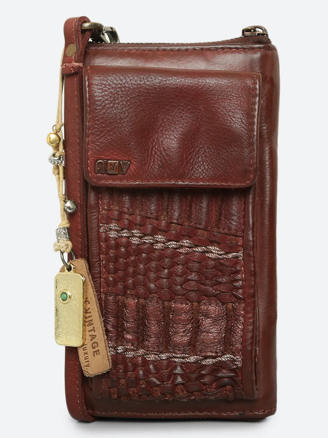 Naamah: Cross Body Hand Weaving Phone Wallet