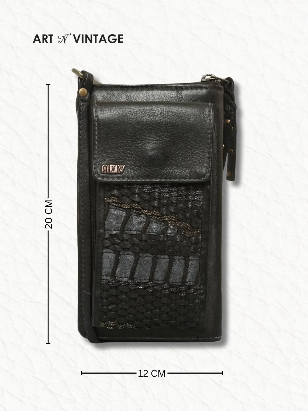 Naamah: Cross Body Hand Weaving Phone Wallet