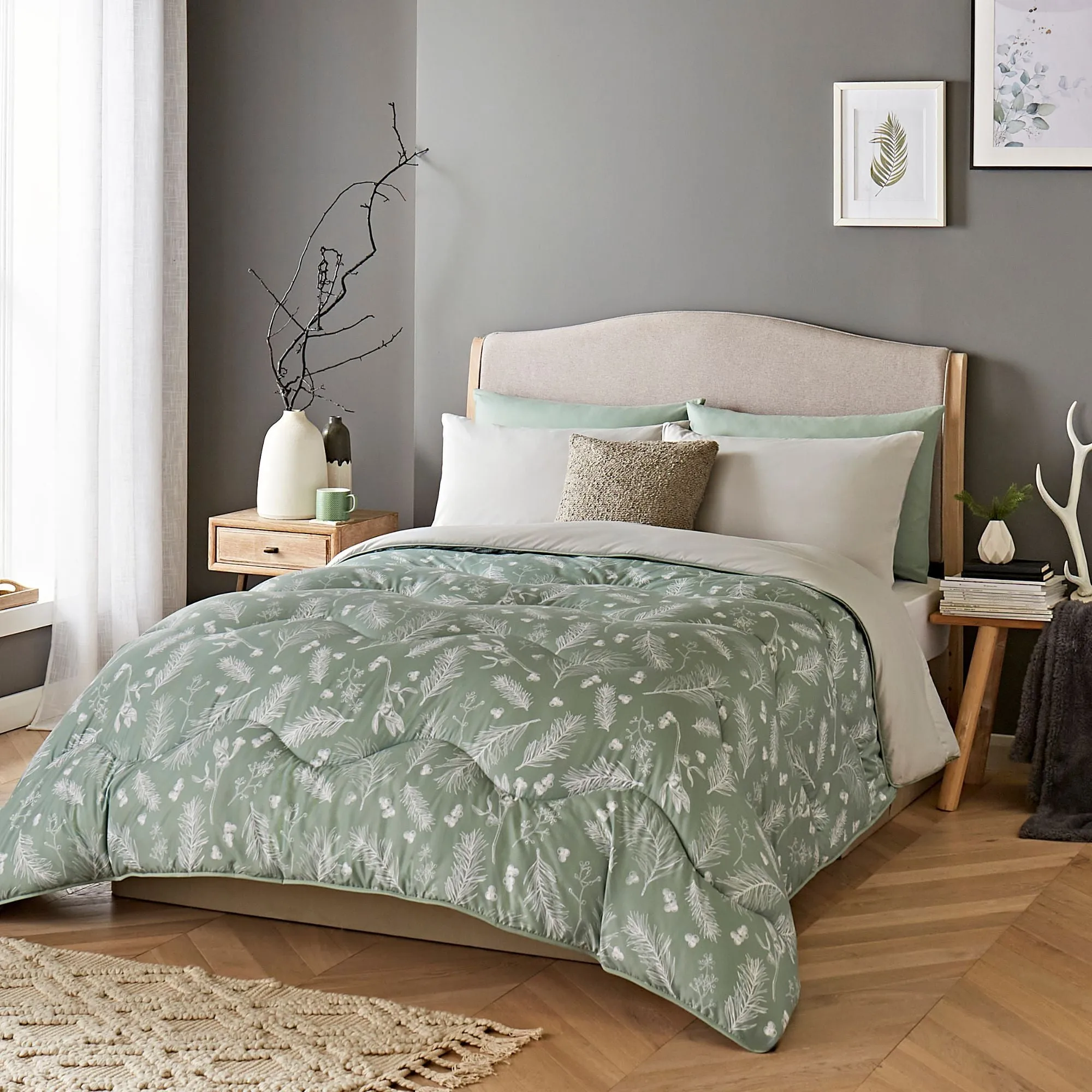 Night Lark® Forest Sprigs Coverless Duvet Set