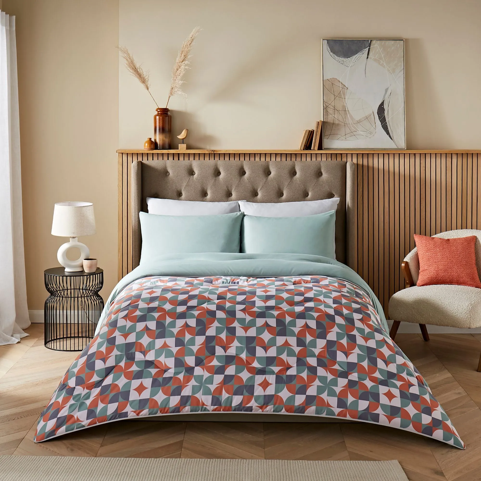 Night Lark® Scandi Geometric Coverless Duvet Set