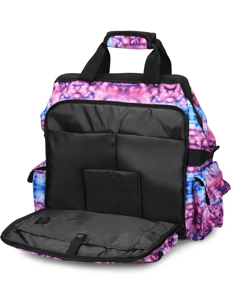 NurseMates Ultimate Medical Bag | Berry Blue Tie Dye