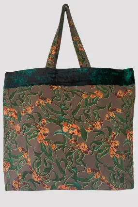 Oleander Green/Brown Shopper Bag