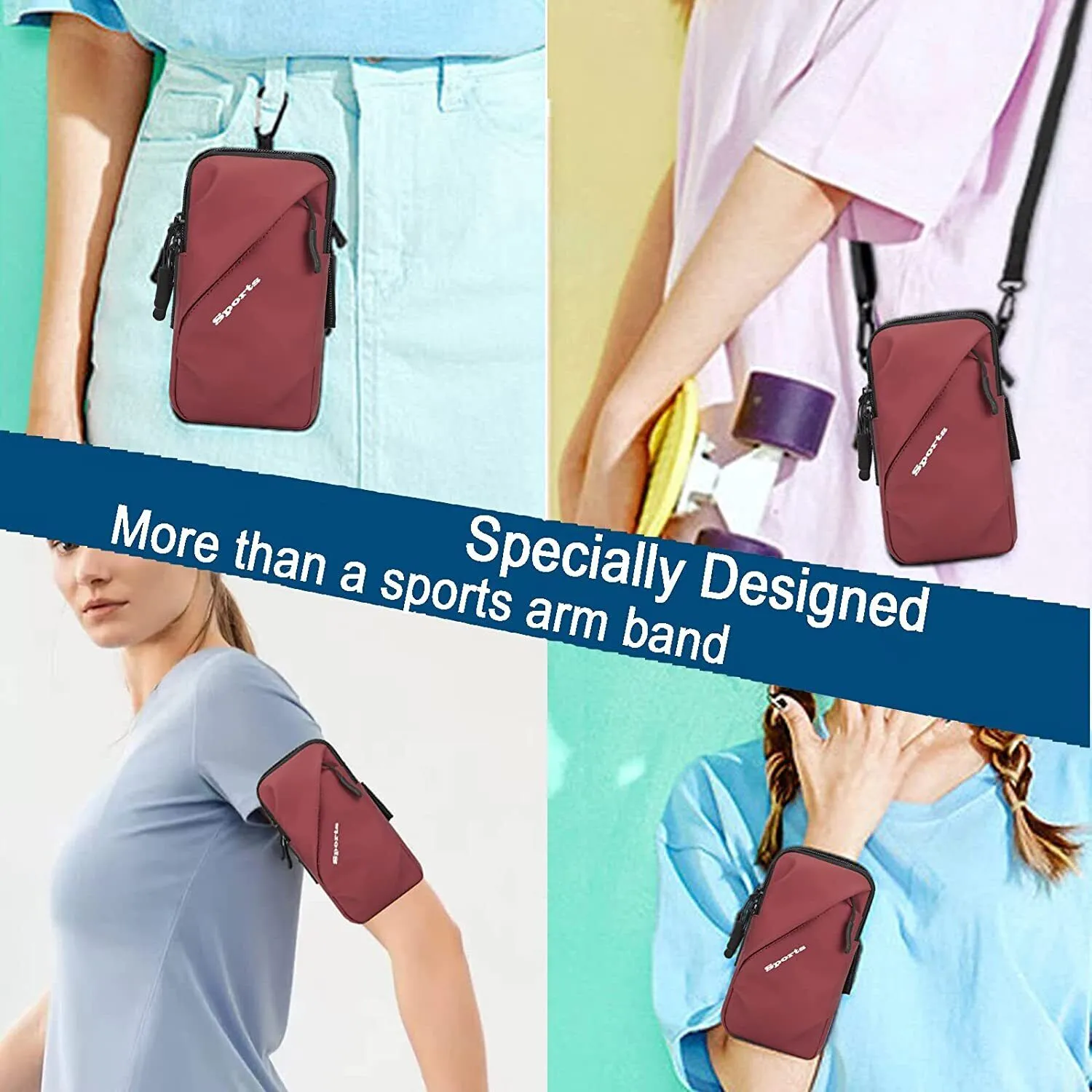 Outdoor Sports Bag Unisex Crossbody Shoulder Phone Bag