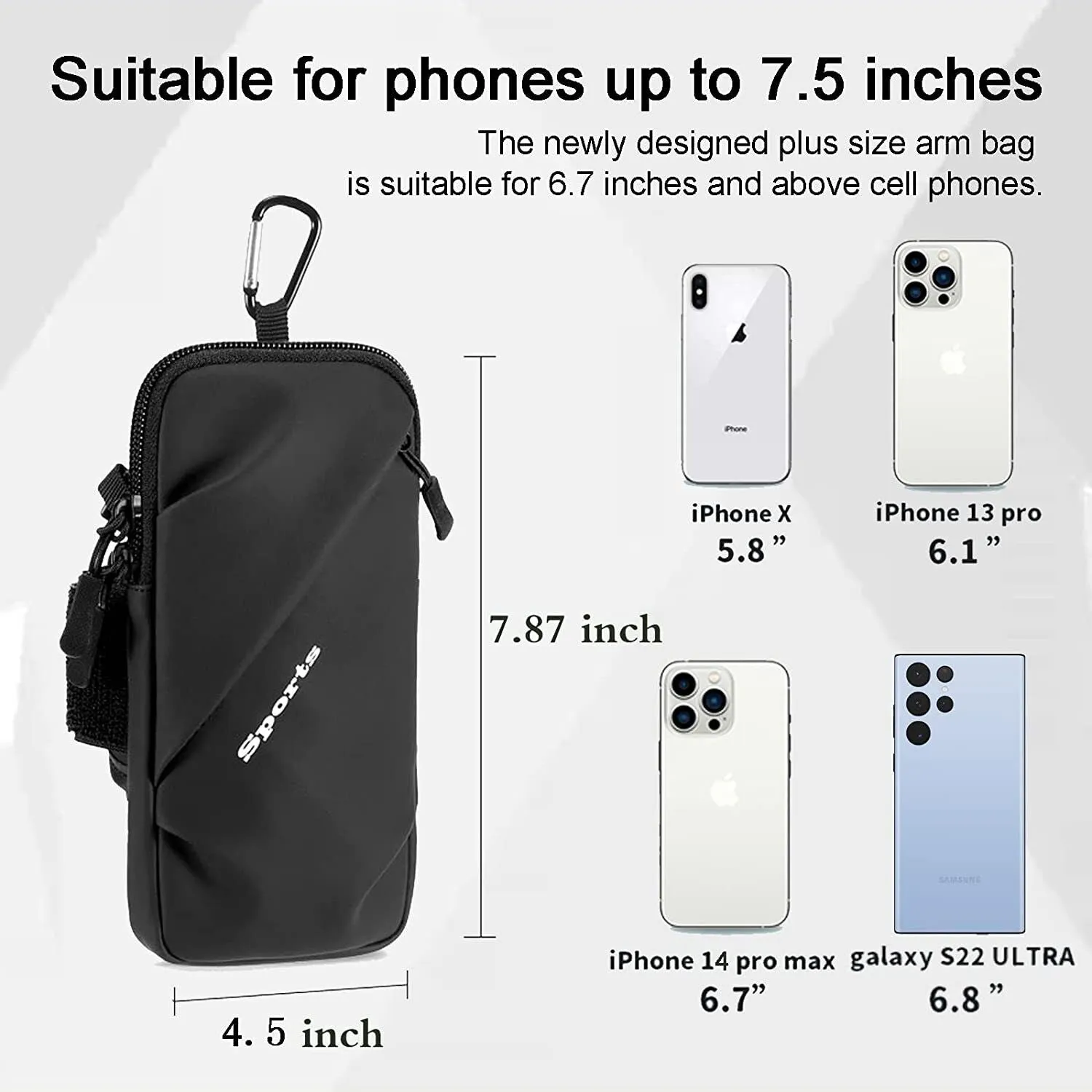 Outdoor Sports Bag Unisex Crossbody Shoulder Phone Bag