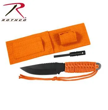 Paracord Knife With Fire Starter