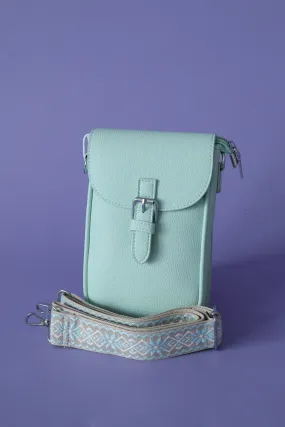 Phoebe Phone Bag in Green