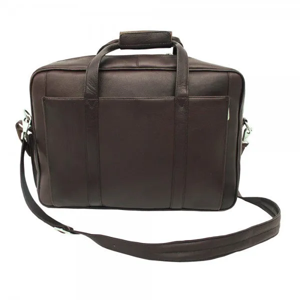 Piel Leather Computer Briefcase Assorted Colors