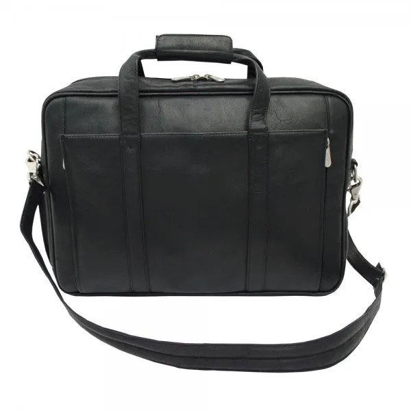 Piel Leather Computer Briefcase Assorted Colors