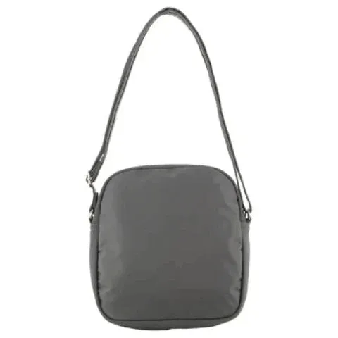 Pierre Cardin Anti - Theft Cross Body Bag Grey - 27x11x20 cm