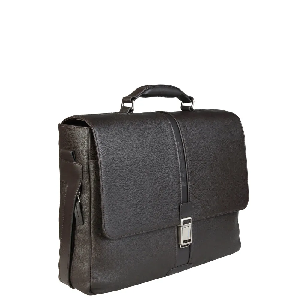 Piquadro  Leather Briefcase-CA1744X1M