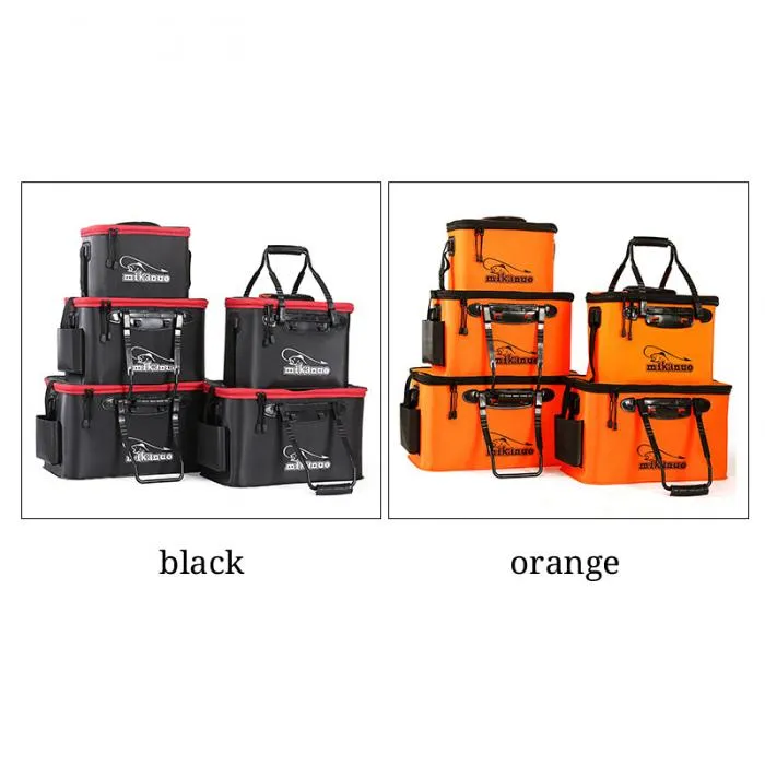 Portable Fishing Bag Folding Thicken Live Fishing Box Tank Bucket Camping Fishing Tackle Fishbox Storage Bag MJ