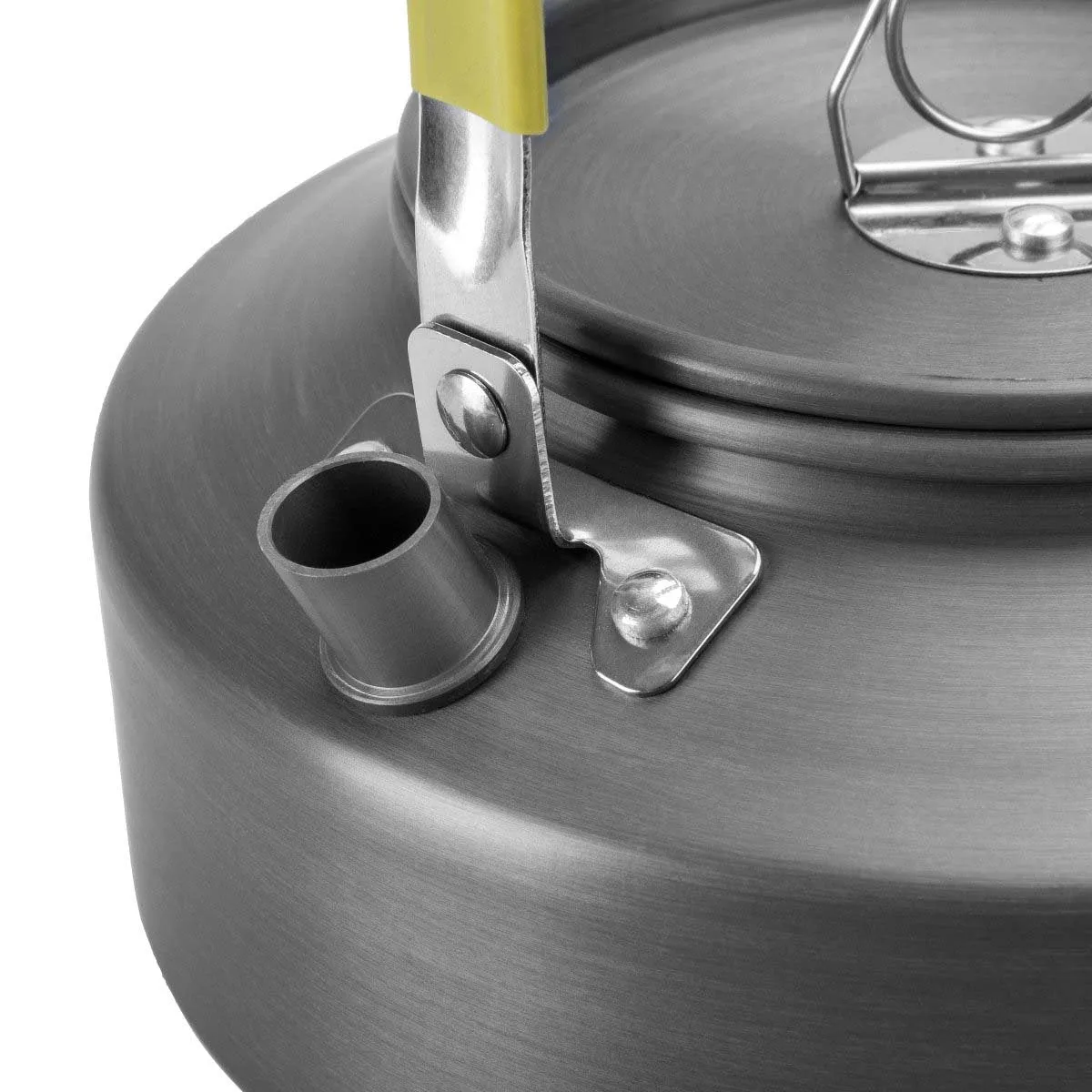 Portable Outdoor Anodized Aluminum Kettle for Camping