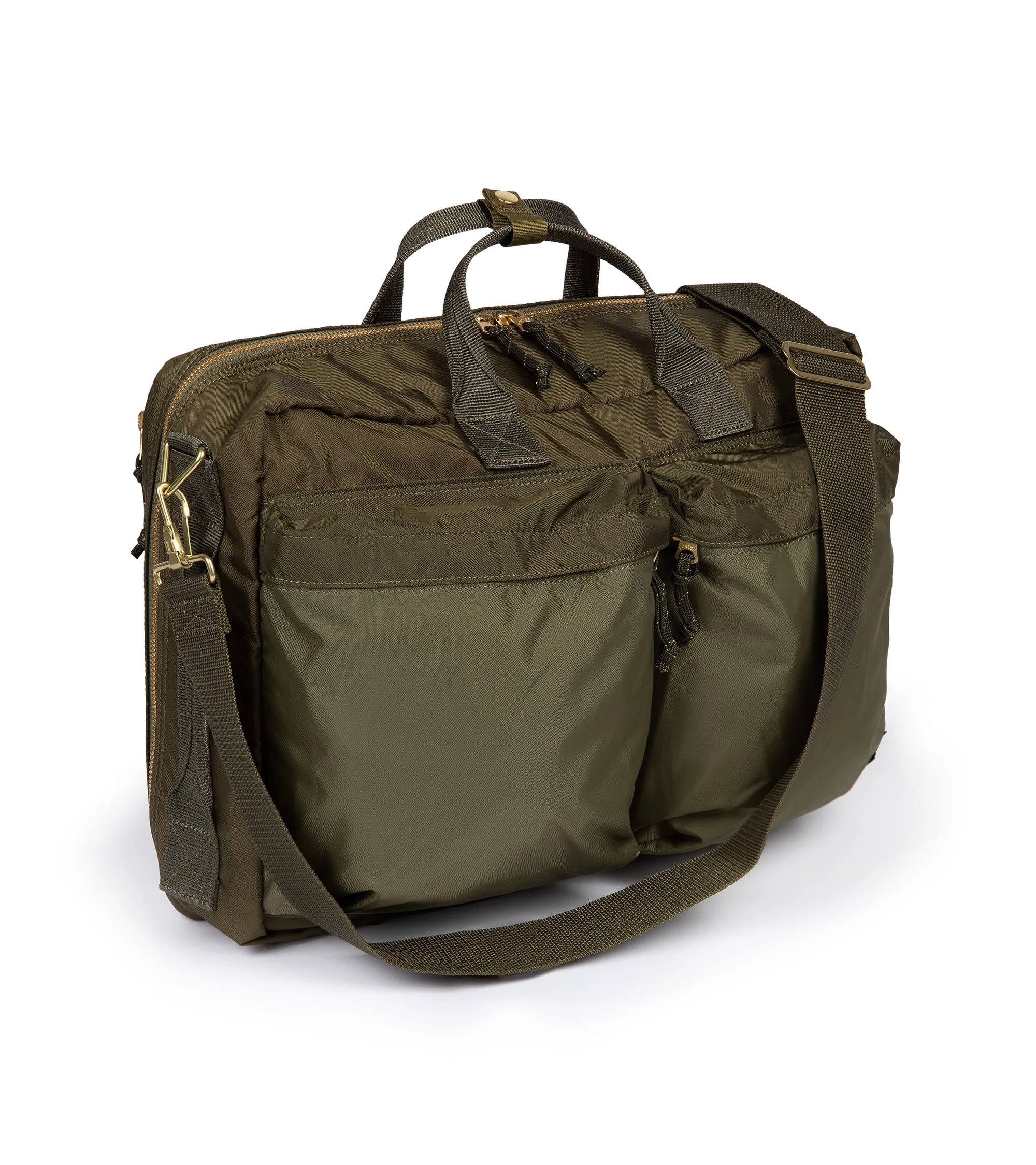 PORTER Force 3Way Briefcase: Olive