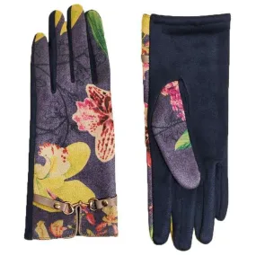 Powder Kylie Exotic Evening Gloves - Ink Navy