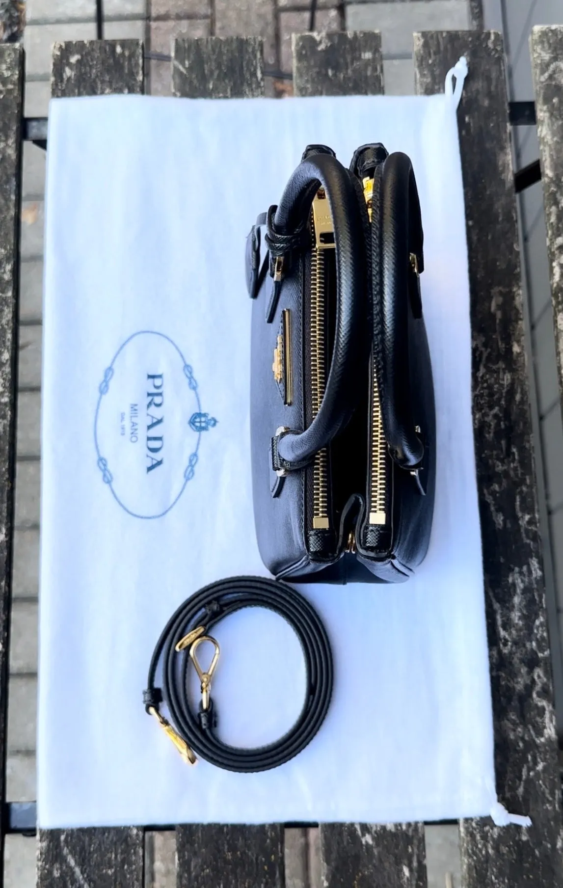 PRADA Galleria Saffiano Leather Mini Bag