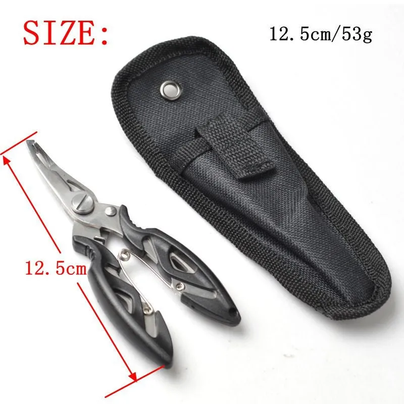 Premium Multifunctional Stainless Steel Fish Lip Gripper Set, and Fishing Pliers with Sheath. Fish Controller Tackle Accessoryer