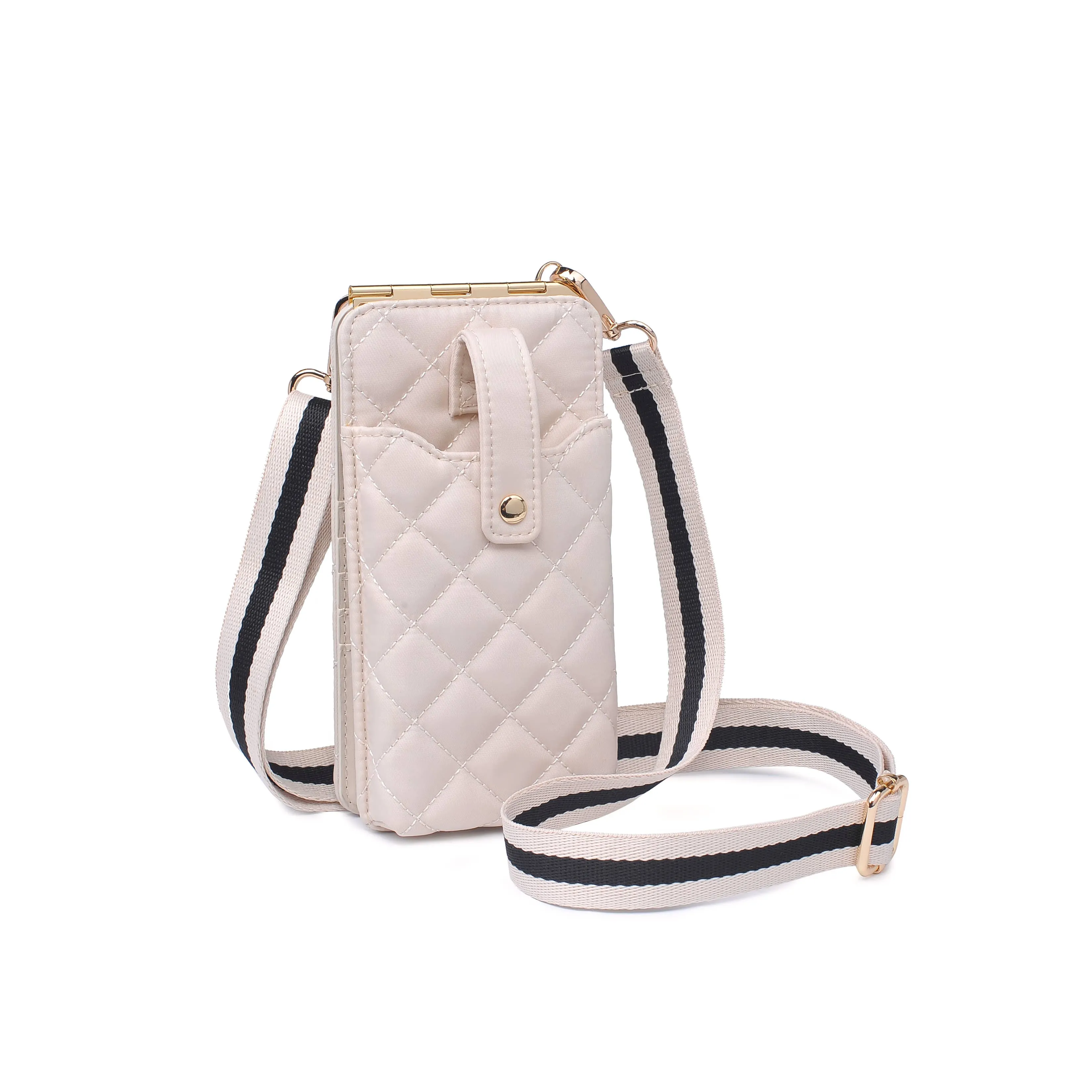 Quilted Cell Phone Crossbody Bag