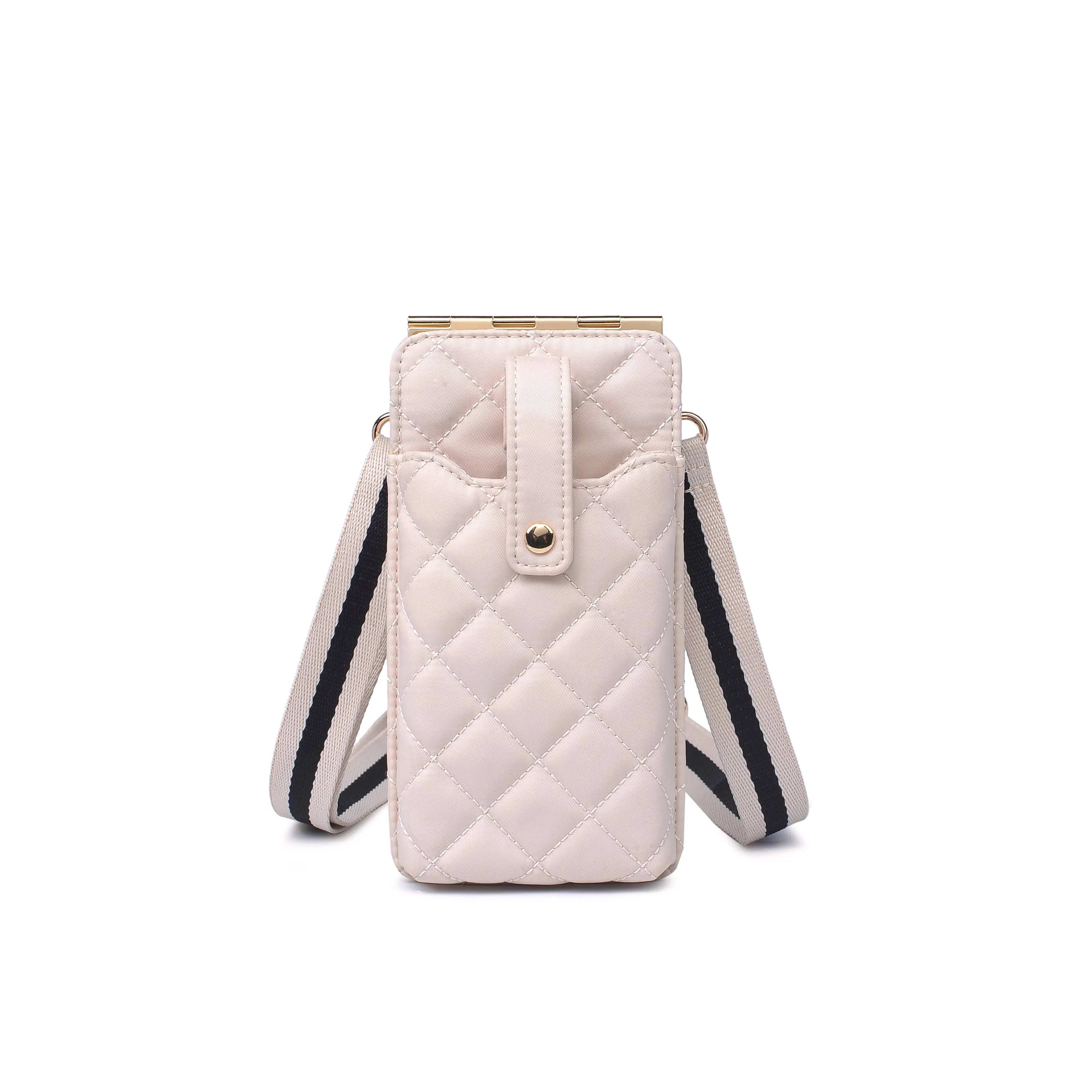 Quilted Cell Phone Crossbody Bag