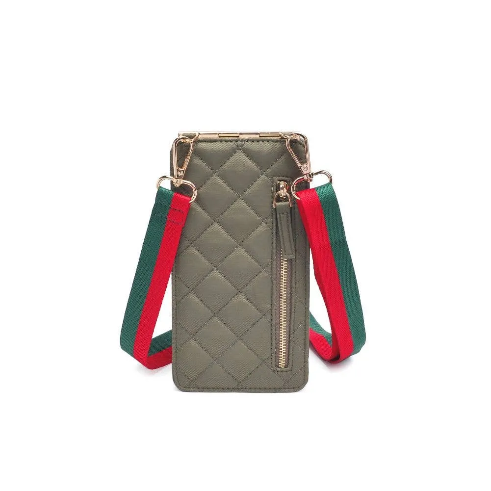 Quilted Cell Phone Crossbody Bag