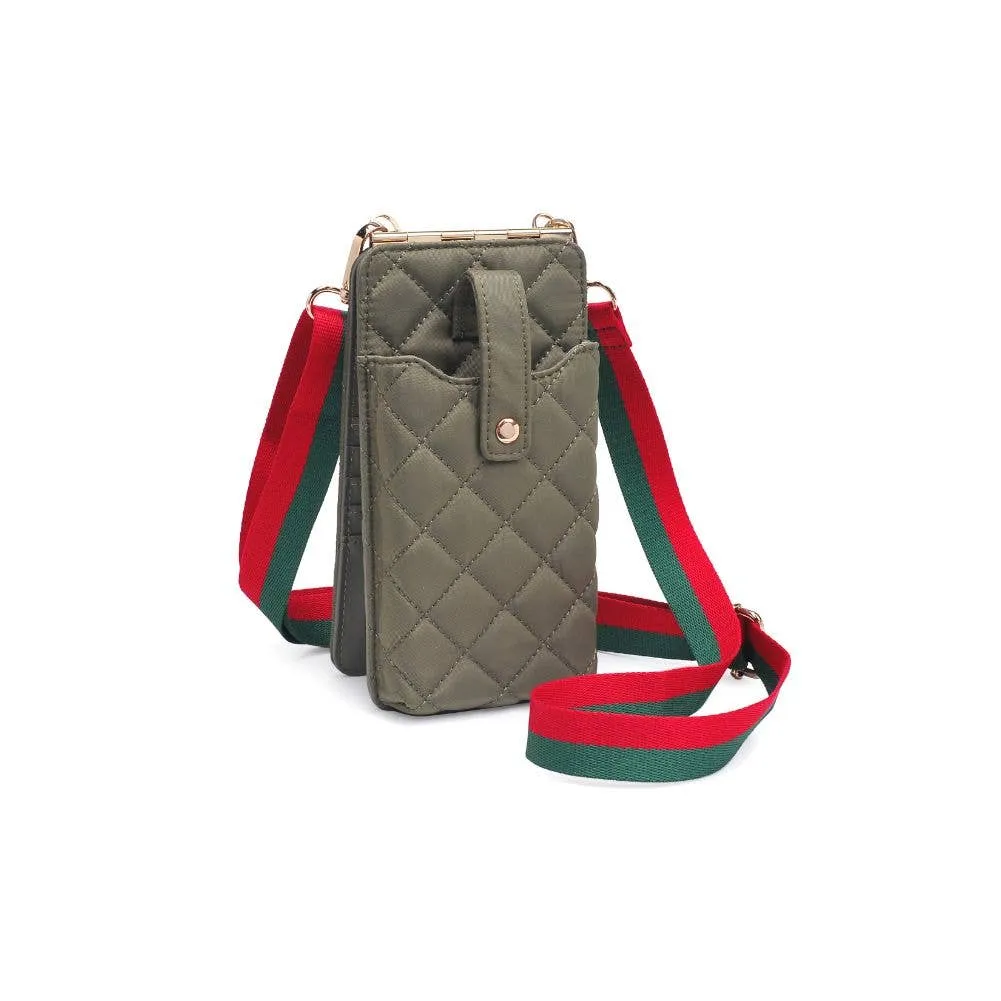 Quilted Cell Phone Crossbody Bag