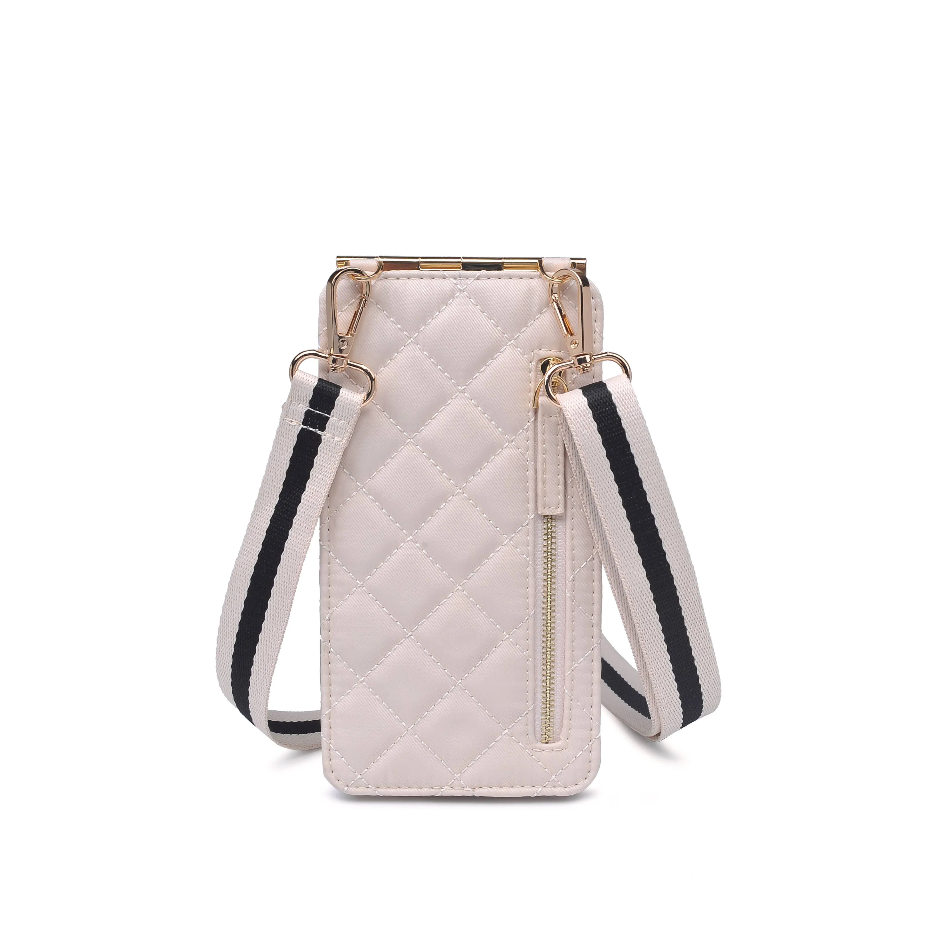 Quilted Cell Phone Crossbody Bag