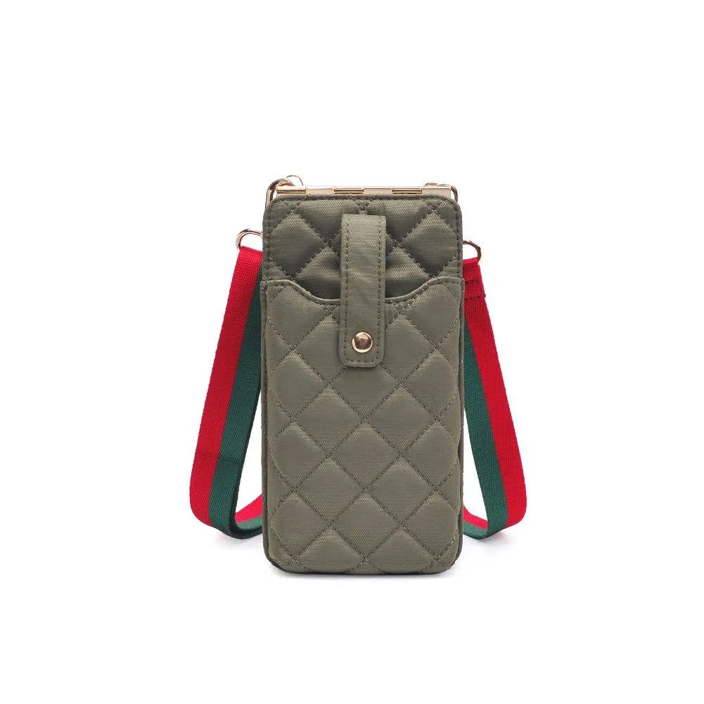 Quilted Cell Phone Crossbody Bag