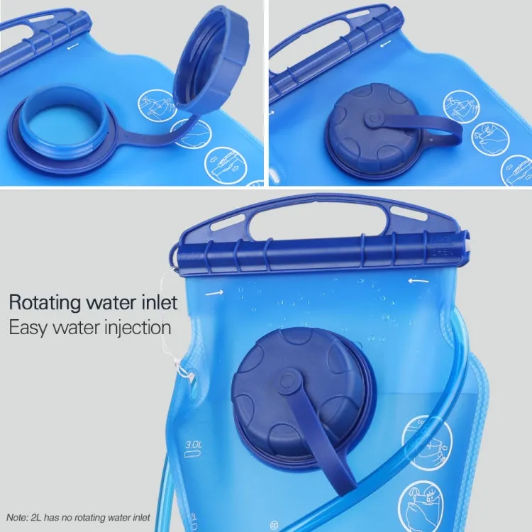 Rhinowalk Cycling Water Bag 2L/3L Full Opening Outdoor Drinking Water Bag Drinking Equipment, Colour: RK18101 blue 2L