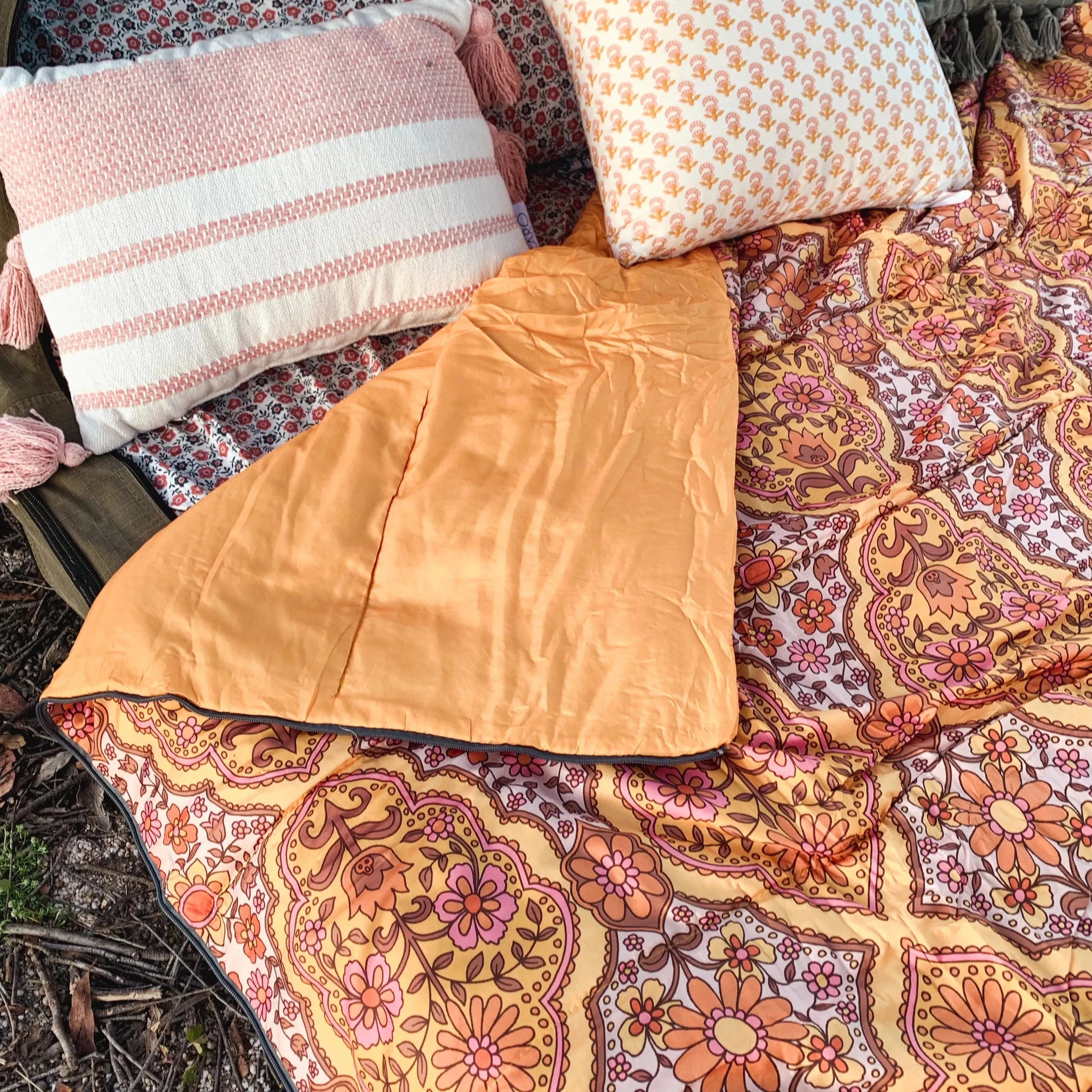 Sahara Sunset Boho Sleeping Bag